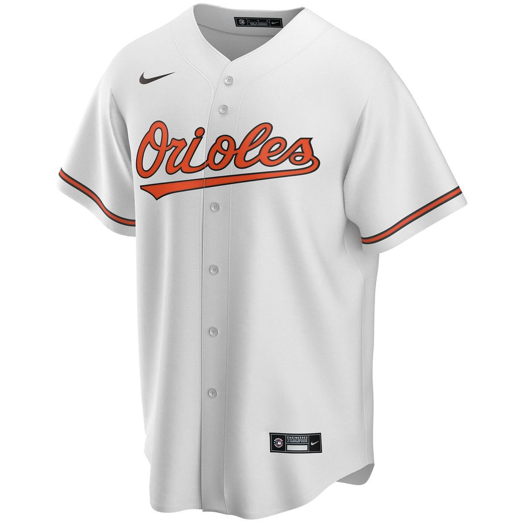 Baltimore Orioles Home Replica Custom Jersey - White