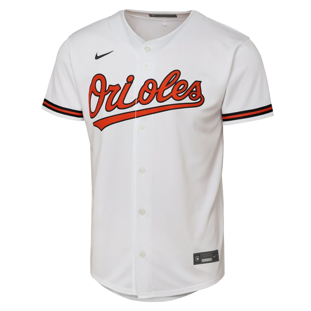 Pete Alonso Baltimore Orioles Youth Home Baseline Jersey - White