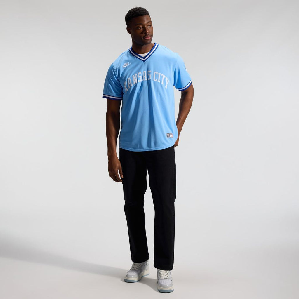 Bo Jackson Kansas City Royals Throwback Jersey - Light Blue