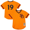 Tony Gwynn San Diego Padres Big & Tall Cooperstown Mesh Jersey - Gold