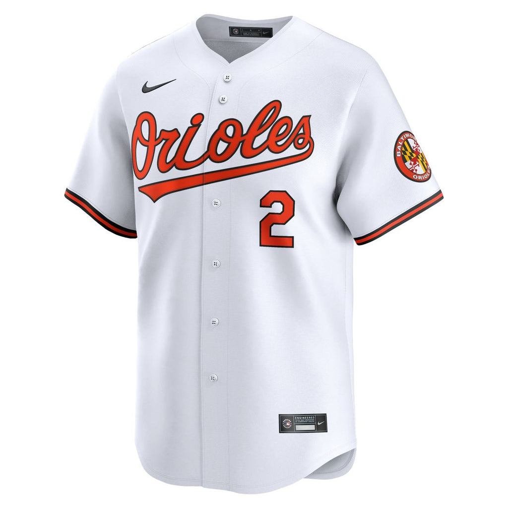 Gunnar Henderson Baltimore Orioles Home Jersey - White