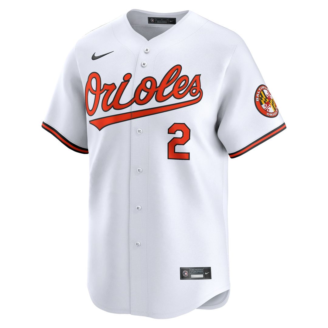 Gunnar Henderson Baltimore Orioles Home Jersey - White