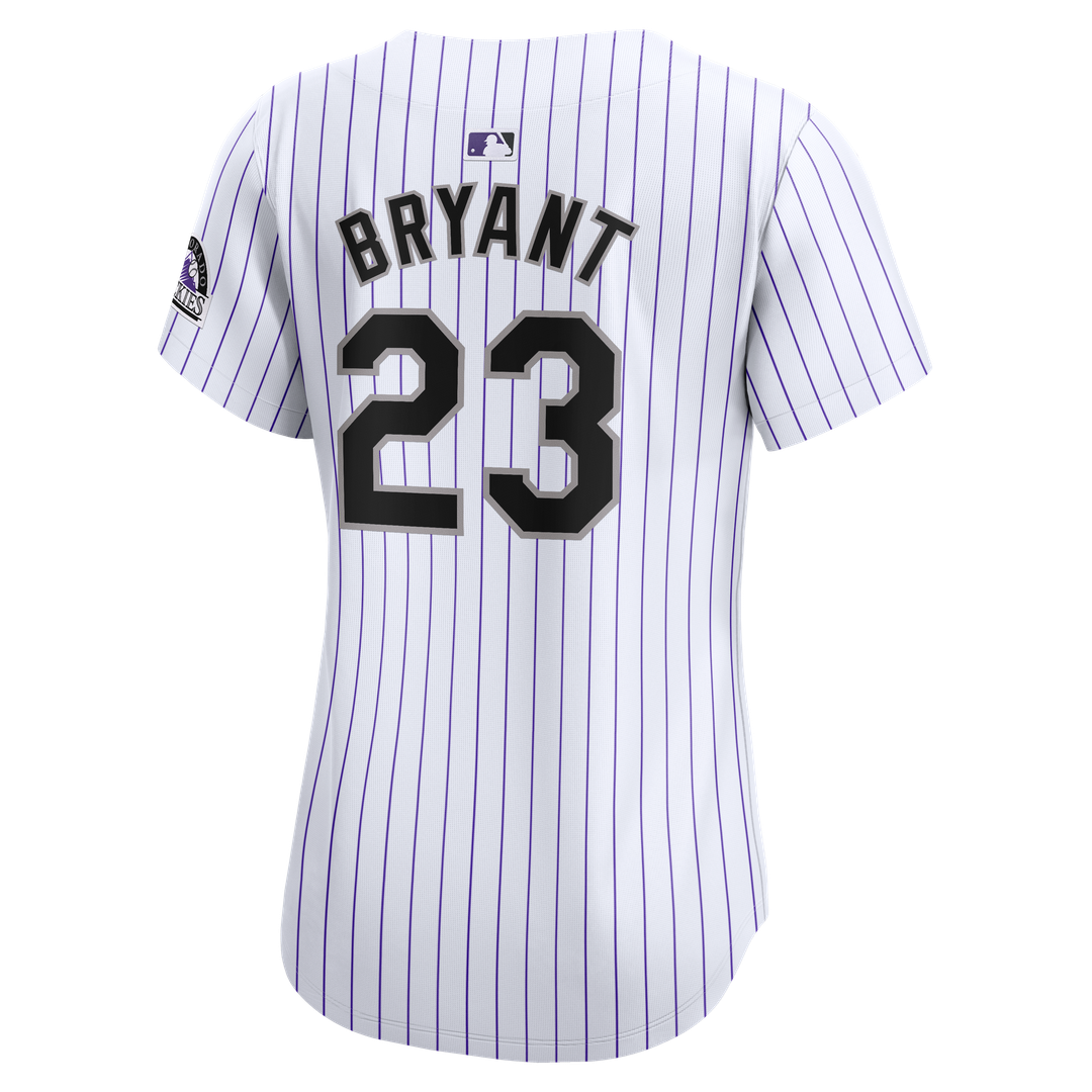 Kris Bryant Colorado Rockies Women's Home Jersey - White