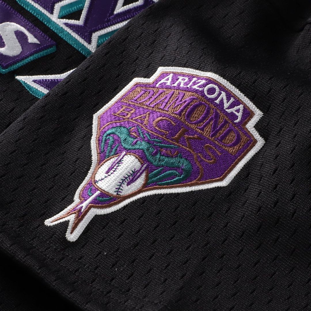 Randy Johnson Arizona Diamondbacks Youth Mesh Jersey - Black