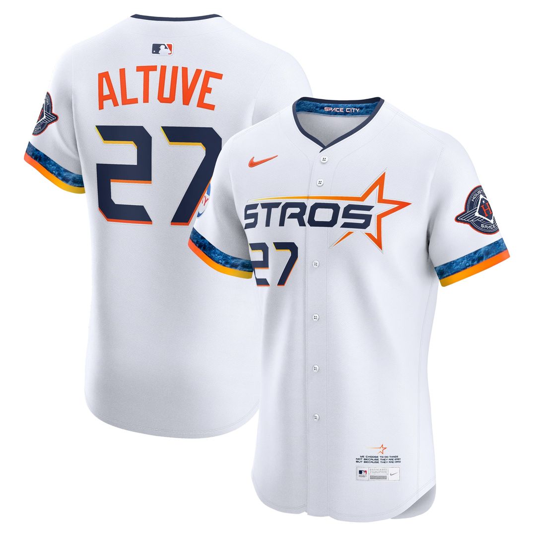 Jose Altuve Houston Astros 2025 Elite Player Jersey - White