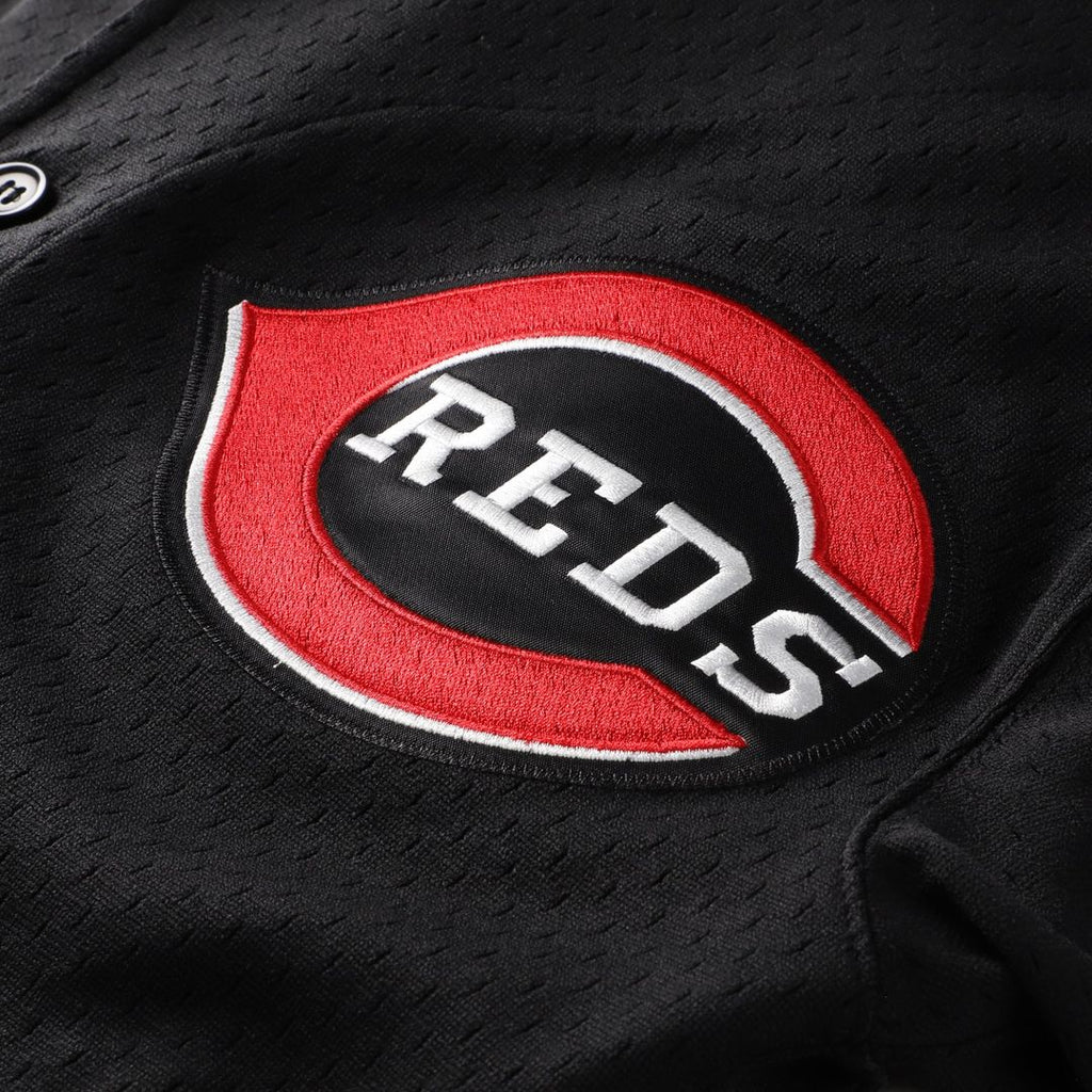 Ken Griffey Jr. Cincinnati Reds Big & Tall Cooperstown Mesh Jersey - Black