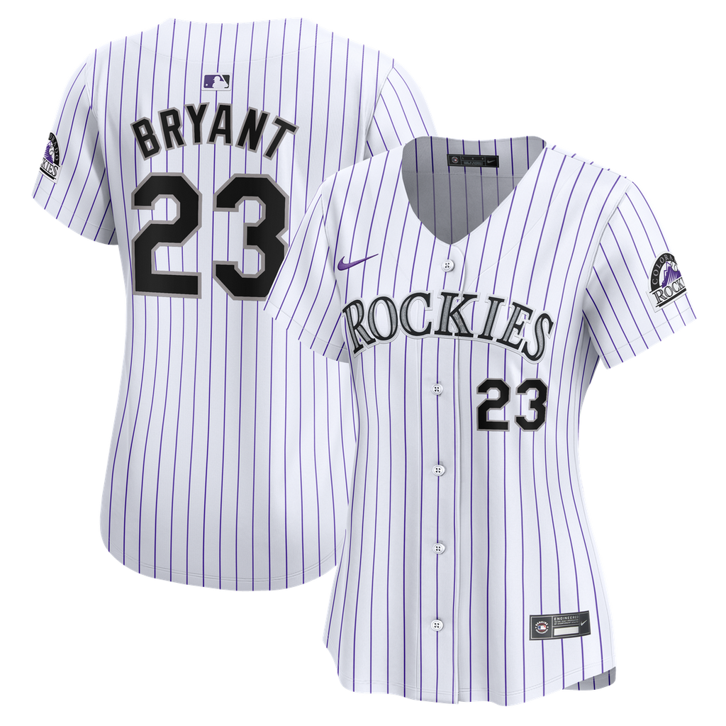 Kris Bryant Colorado Rockies Women's Home Jersey - White