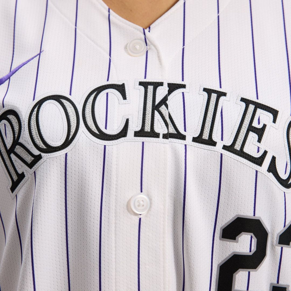Kris Bryant Colorado Rockies Women's Home Jersey - White