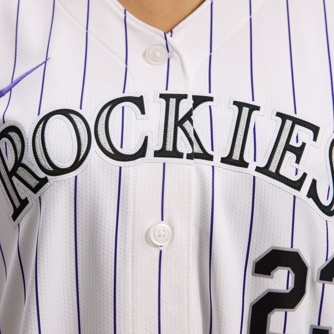 Kris Bryant Colorado Rockies Women's Home Jersey - White