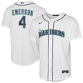Colt Emerson Seattle Mariners Youth Home Jersey - White