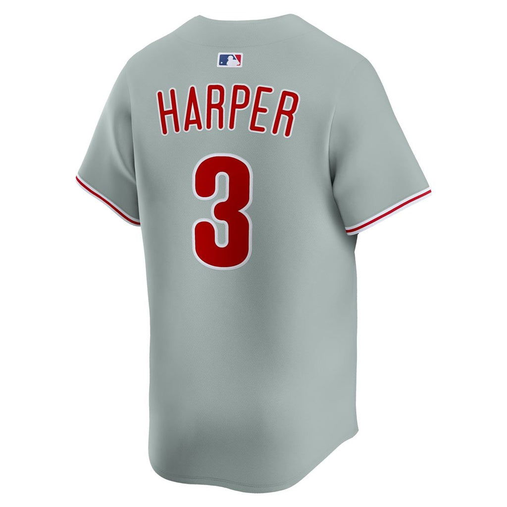 Bryce Harper Philadelphia Phillies Road Jersey - Gray