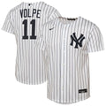 Anthony Volpe New York Yankees Youth Home Jersey - White