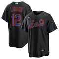 Francisco Lindor New York Mets Alternate Jersey - Black