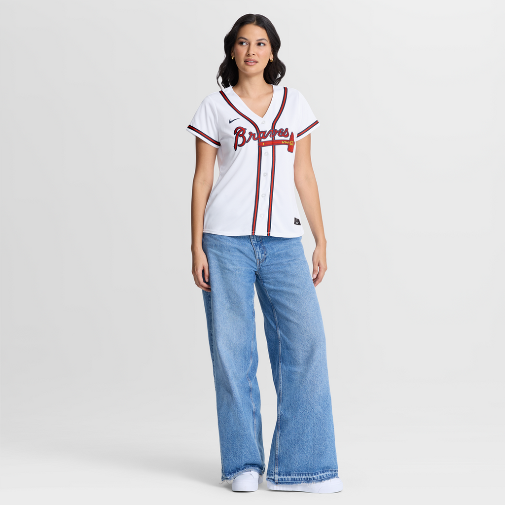 Grant Holmes Atlanta Braves Women's Home Jersey - White