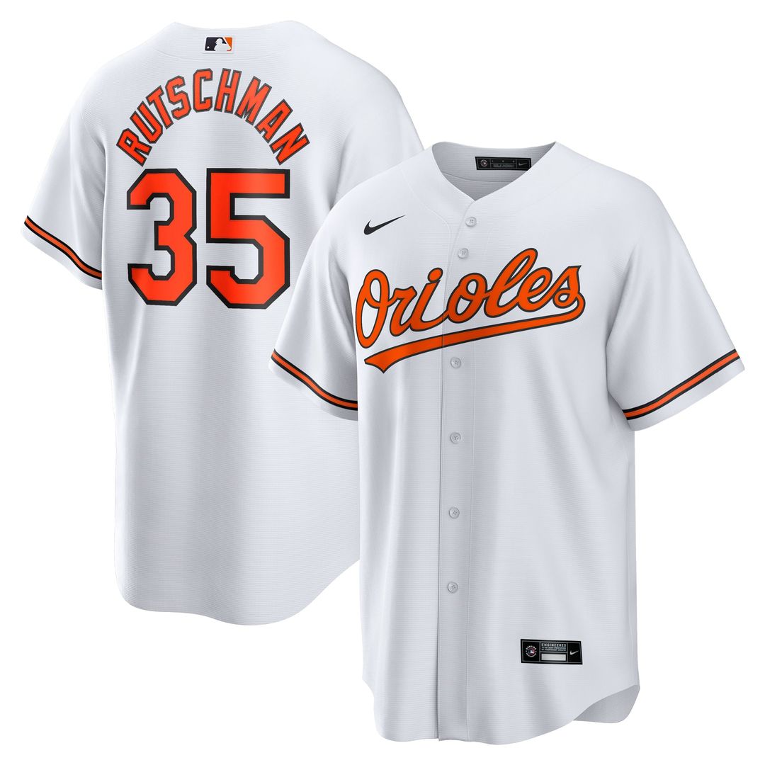 Adley Rutschman Baltimore Orioles Replica Player Jersey - White