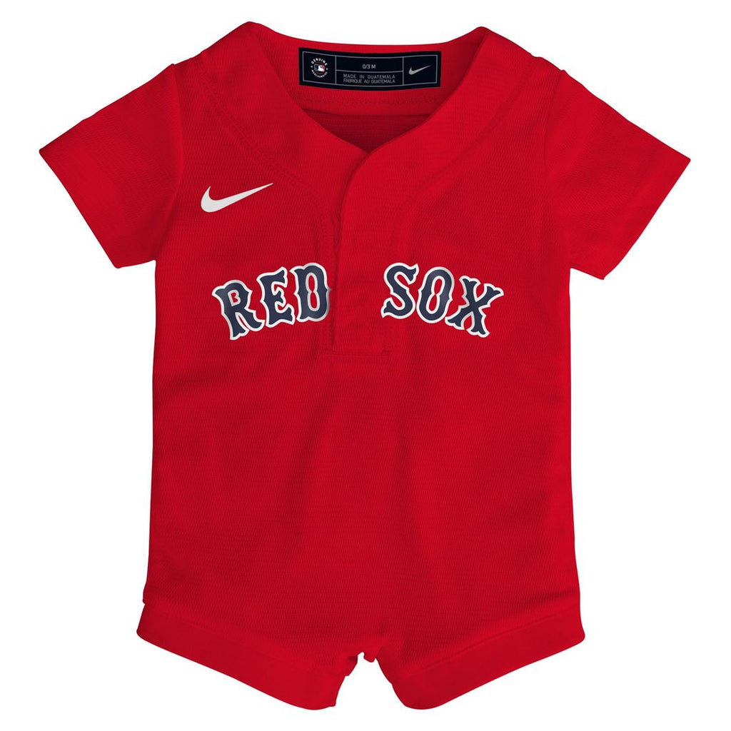 Boston Red Sox Newborn Alternate Replica Romper Jersey - Red