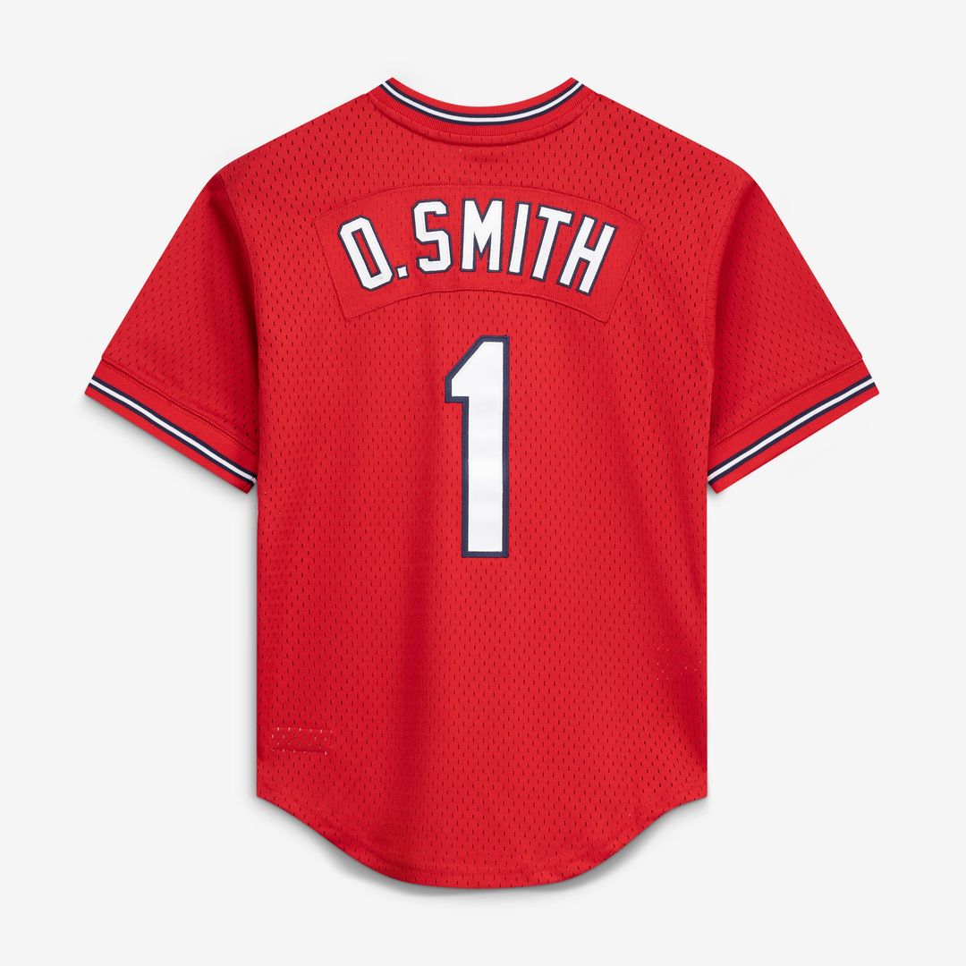 Ozzie Smith St. Louis Cardinals Youth Mesh Jersey - Navy
