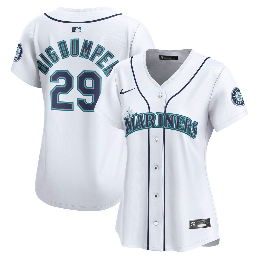 Cal Raleigh Seattle Mariners Women's Home Jersey - White