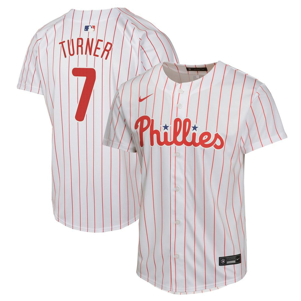 Trea Turner Philadelphia Phillies Youth Home Jersey - White