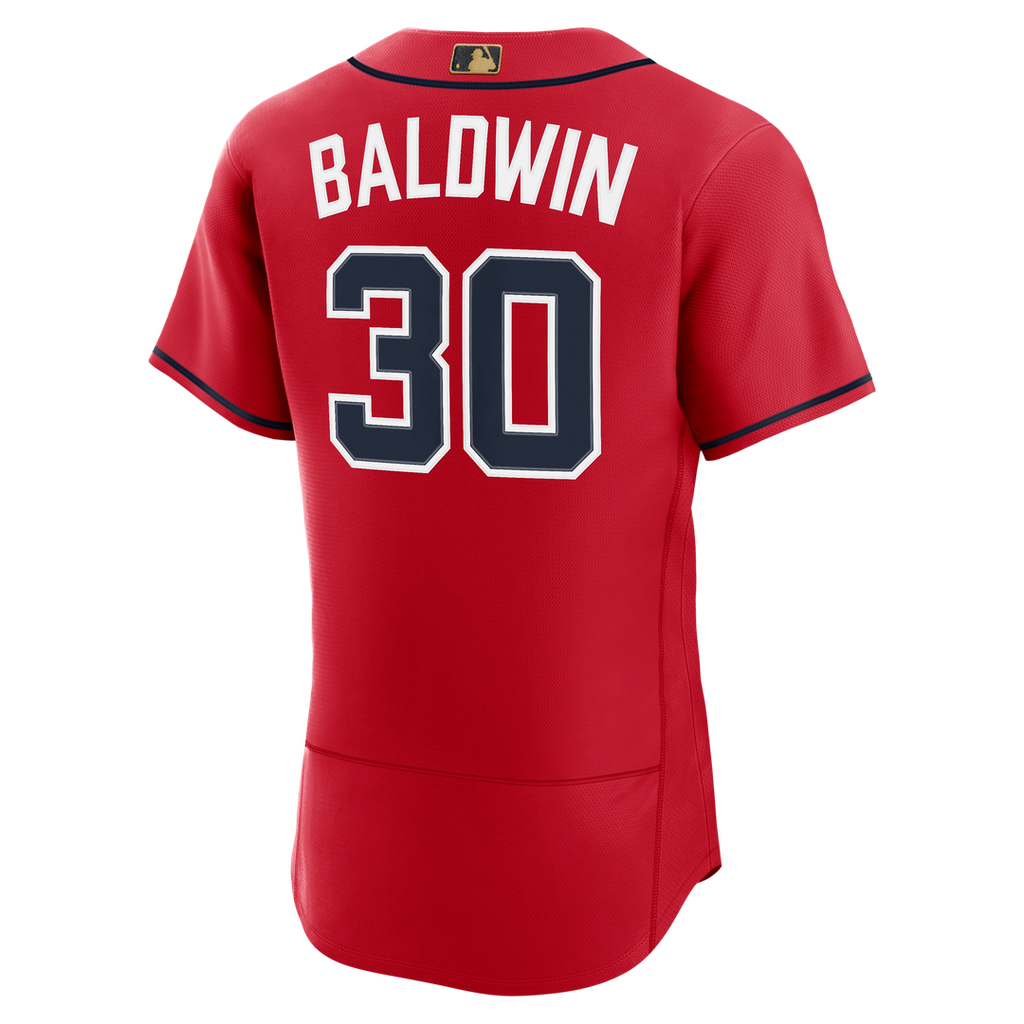 Drake Baldwin Atlanta Braves Awards Jersey - Red