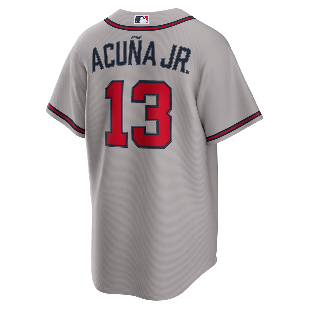 Ronald Acuña Jr. Atlanta Braves Road Jersey - Gray