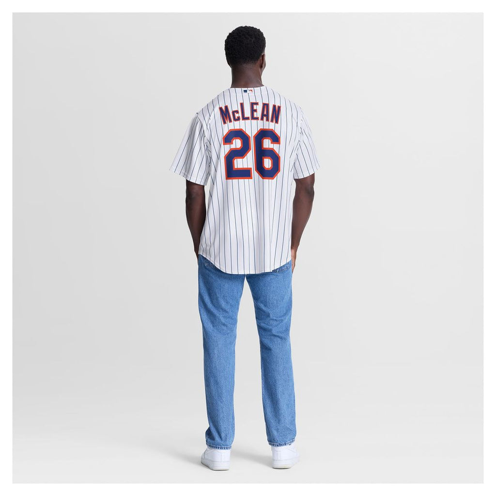 Nolan McLean New York Mets Home Jersey - White