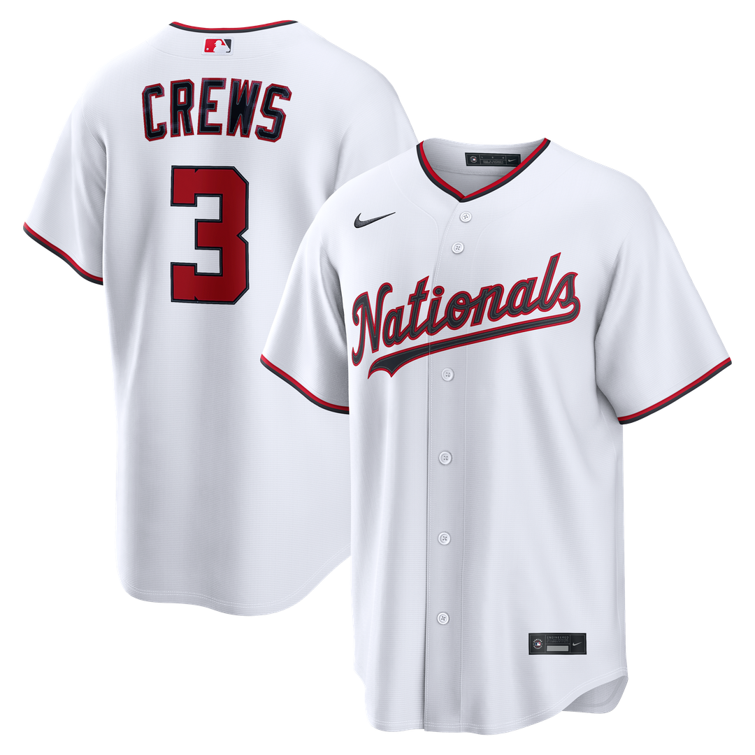 Dylan Crews Washington Nationals Home Jersey - White