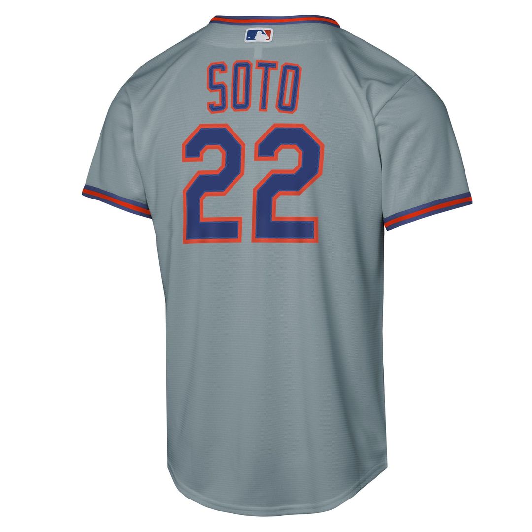 Juan Soto New York Mets Youth Road Jersey - Gray