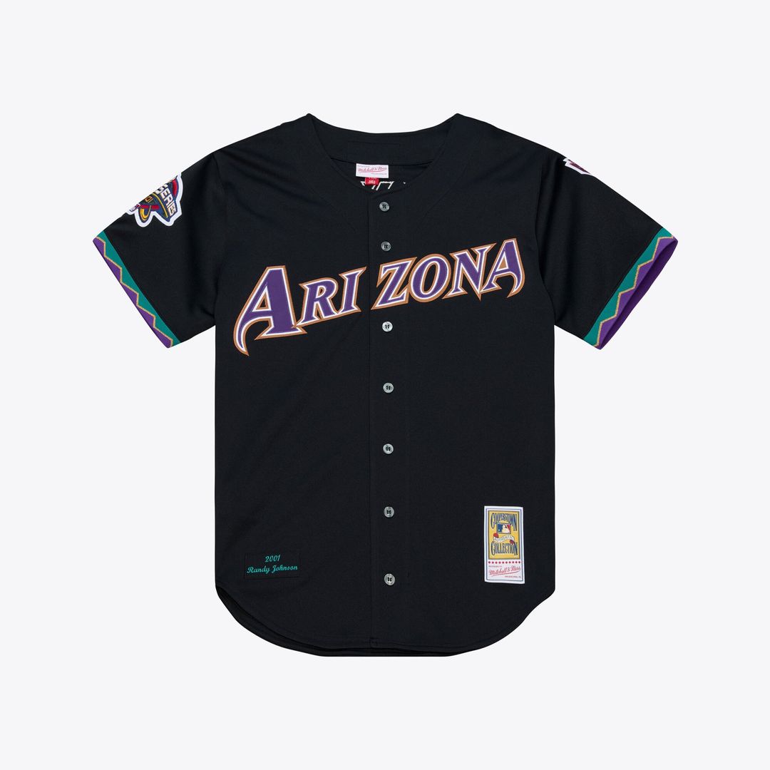 Randy Johnson Arizona Diamondbacks 2000 Throwback Jersey - Purple
