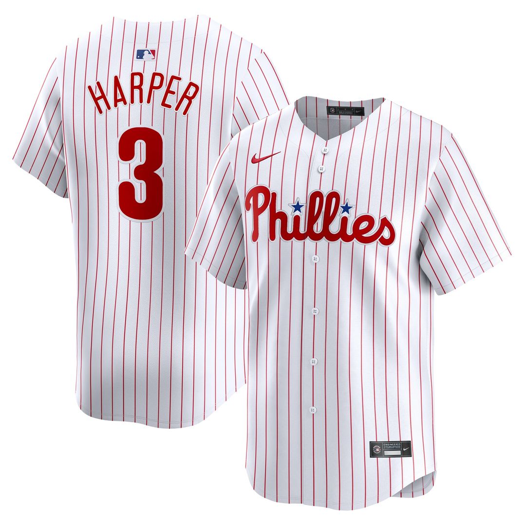 Bryce Harper Philadelphia Phillies Youth Home Jersey - White