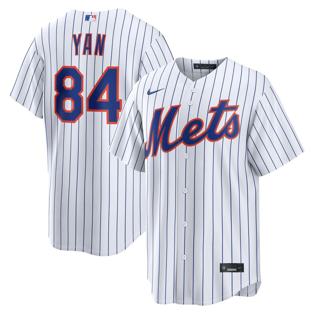 Jefry Yan New York Mets Home Jersey - White