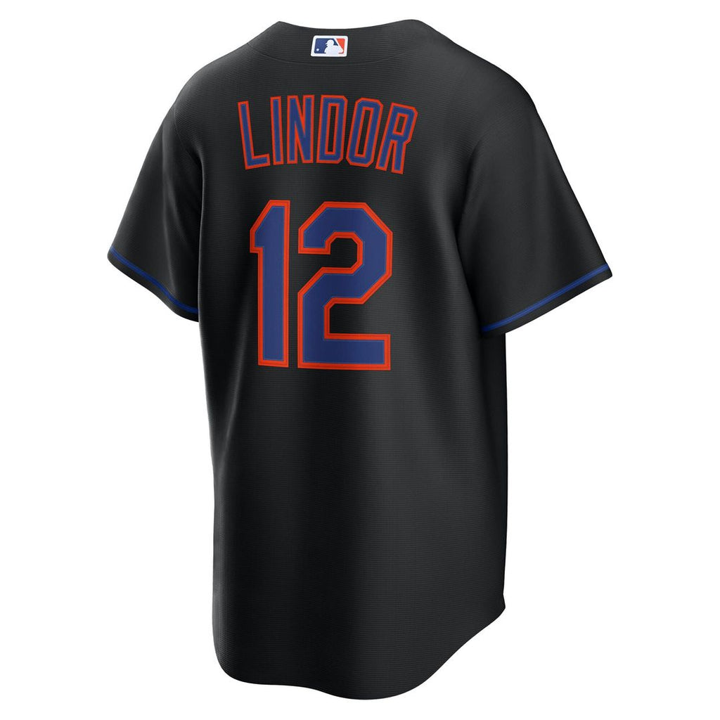 Francisco Lindor New York Mets Alternate Jersey - Black