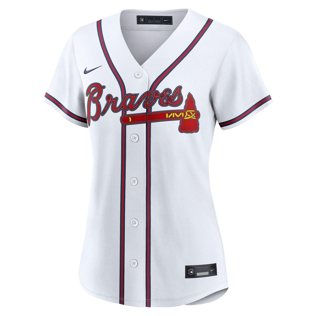 Austin Riley Atlanta Braves Women's Home Jersey - White