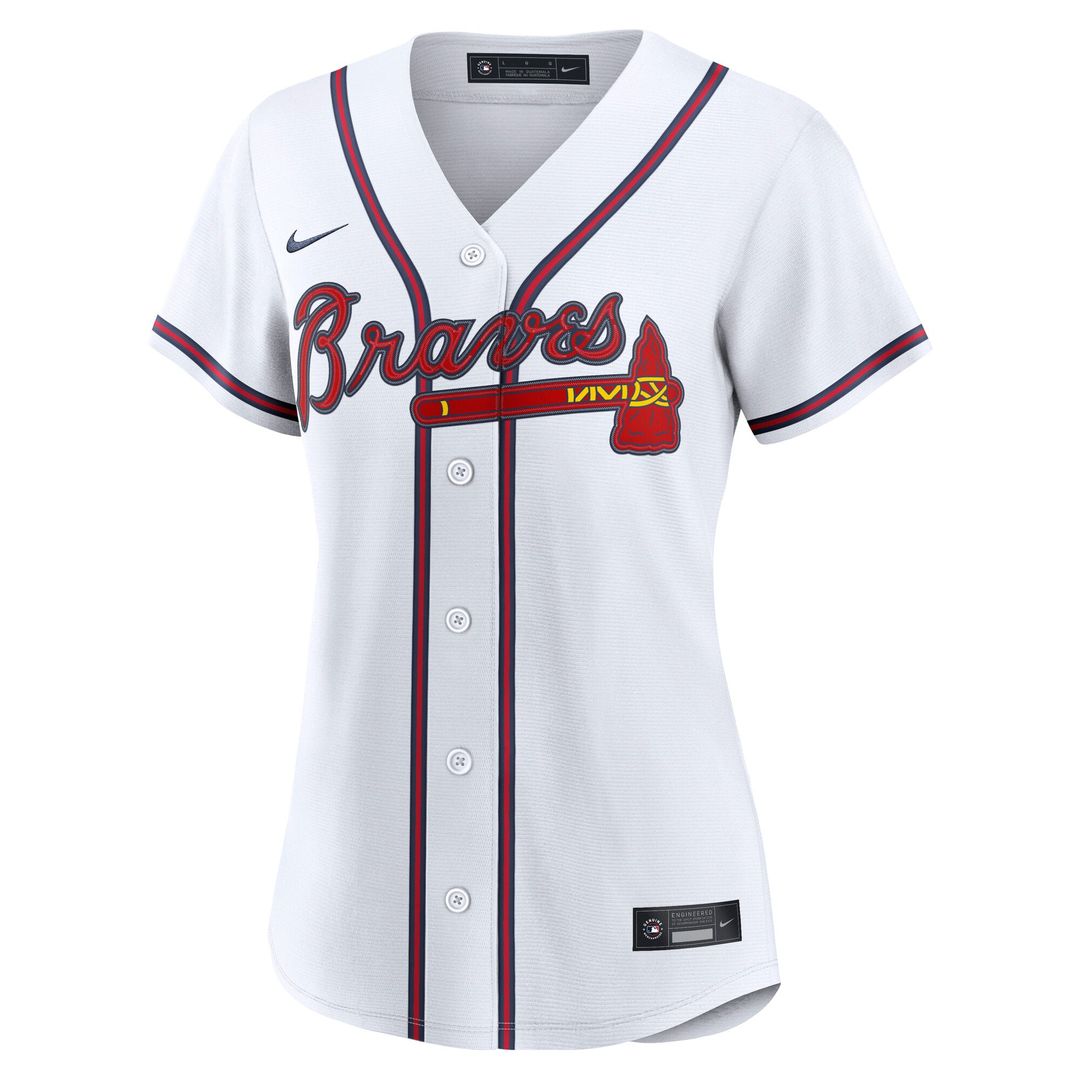 Austin Riley Atlanta Braves Women's Home Jersey - White