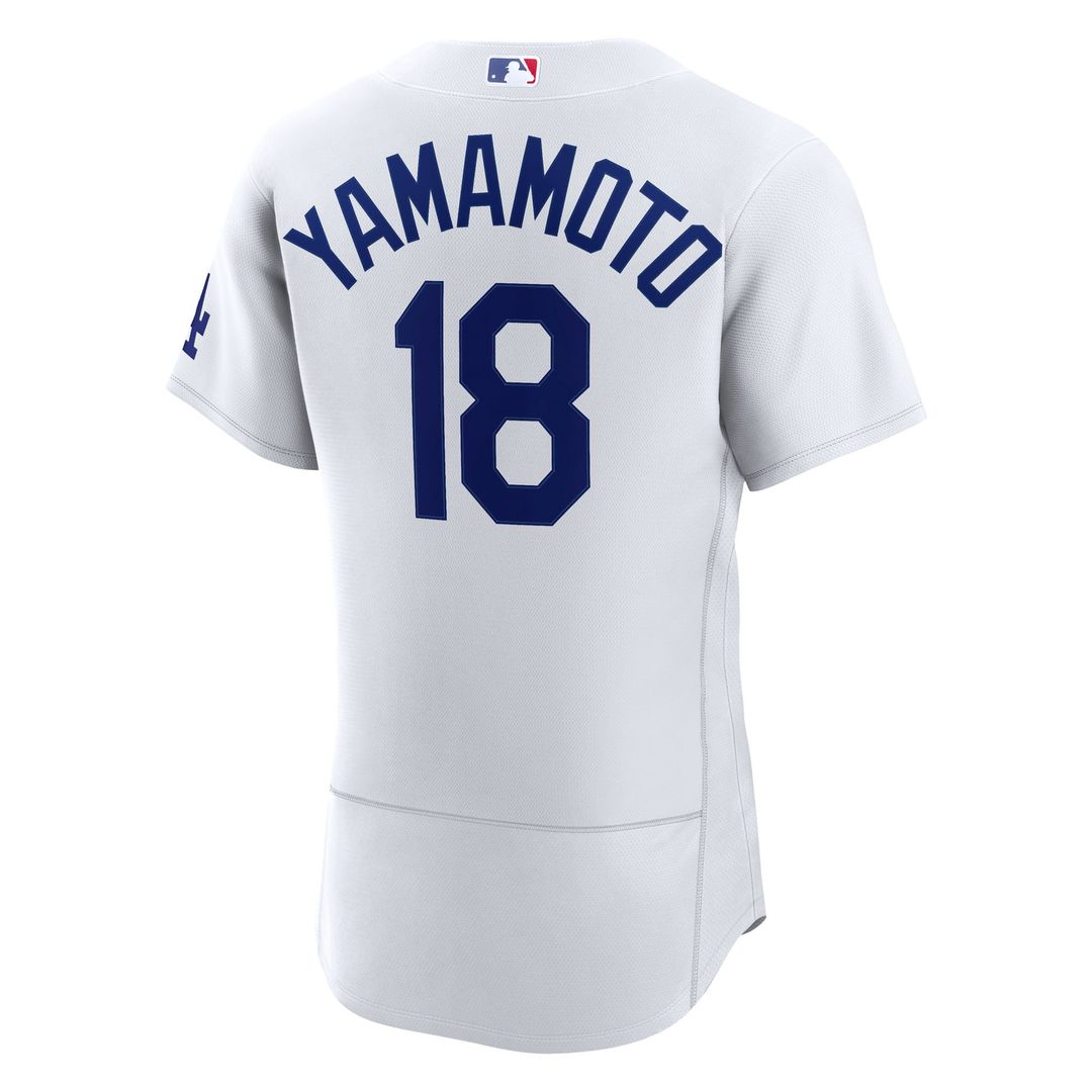 Yoshinobu Yamamoto Los Angeles Dodgers Home Jersey - White