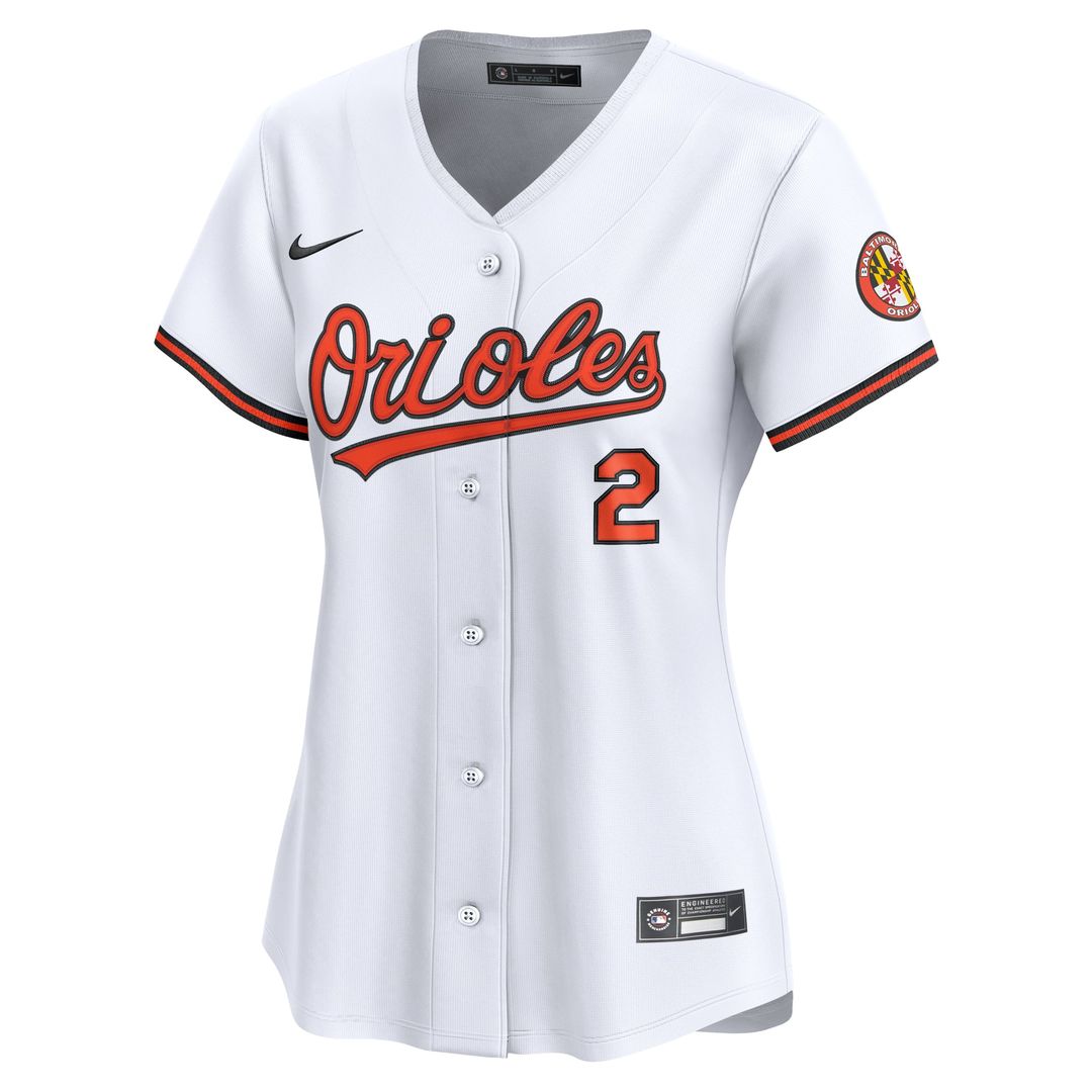 Gunnar Henderson Baltimore Orioles Women's Home Jersey - White