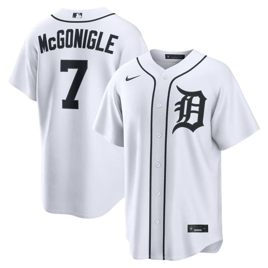 Kevin McGonigle Detroit Tigers Home Jersey - White