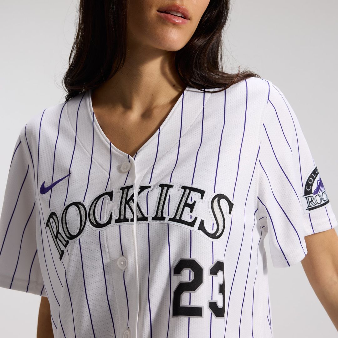 Kris Bryant Colorado Rockies Women's Home Jersey - White