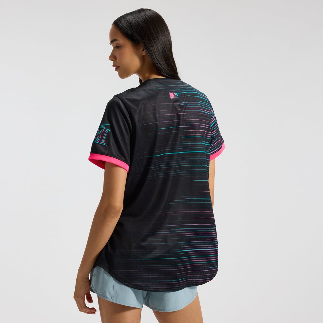 Miami Marlins Women's 2025 Jersey - Black