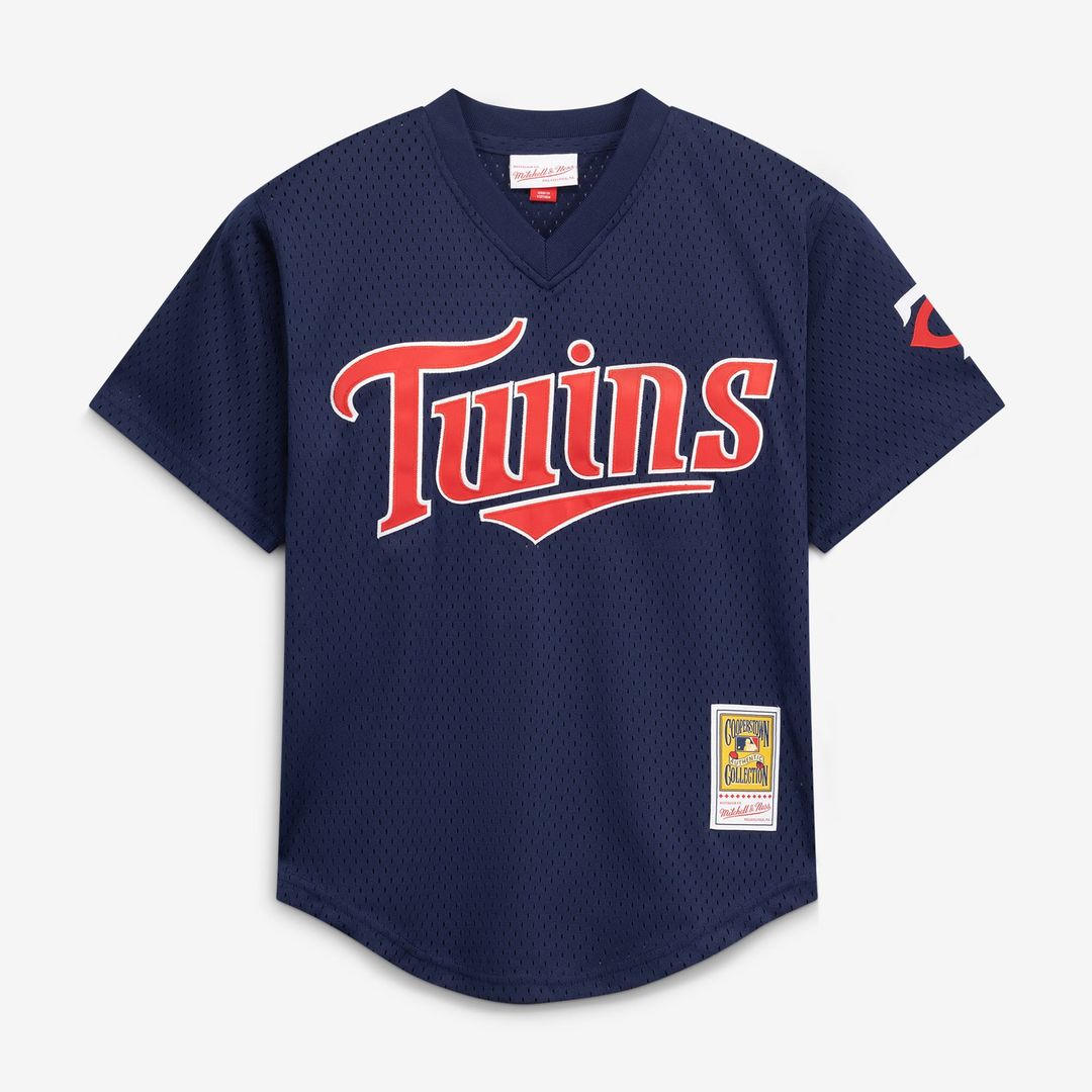 David Ortiz Minnesota Twins Youth Mesh Jersey - Navy