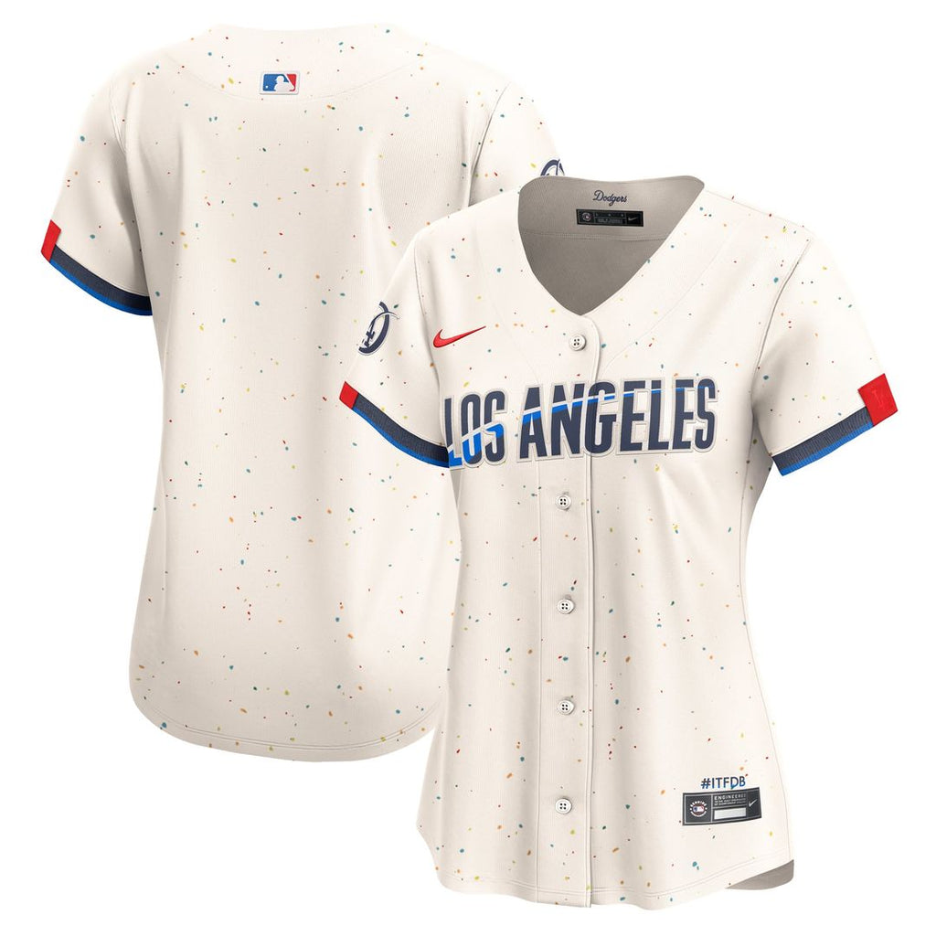 Los Angeles Dodgers Women's Jersey - Cream