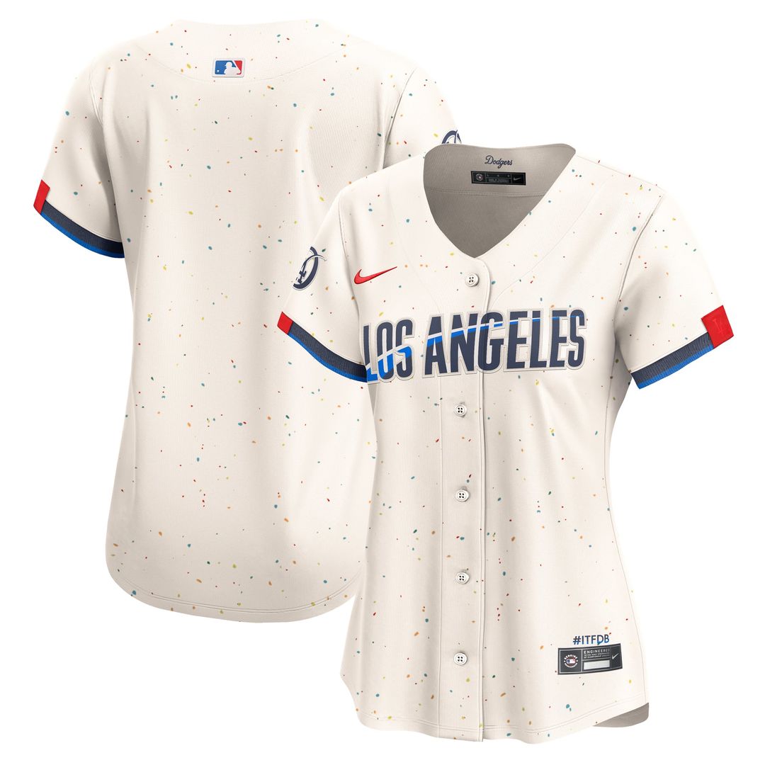 Los Angeles Dodgers Women's Jersey - Cream