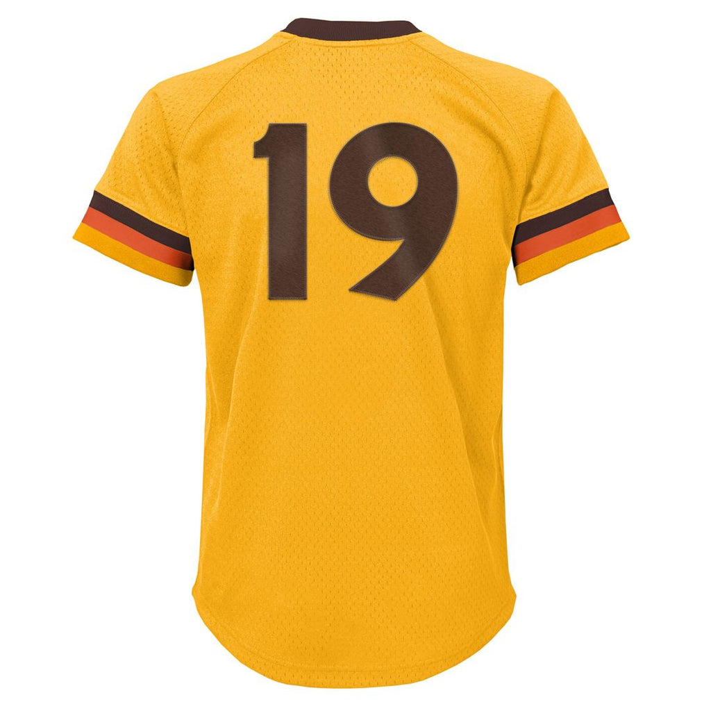 Tony Gwynn San Diego Padres Youth Mesh Jersey - Gold