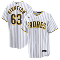 Hunter Stratton San Diego Padres Home Jersey - White