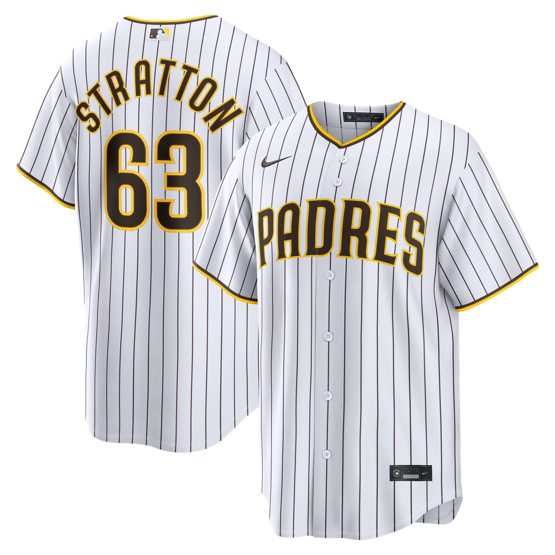 Hunter Stratton San Diego Padres Home Jersey - White