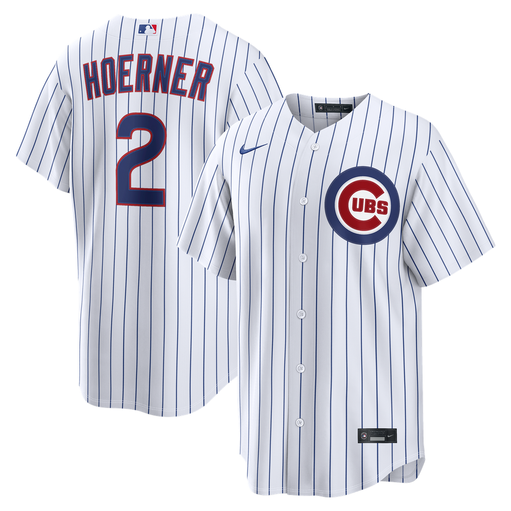 Nico Hoerner Chicago Cubs Home Jersey - White