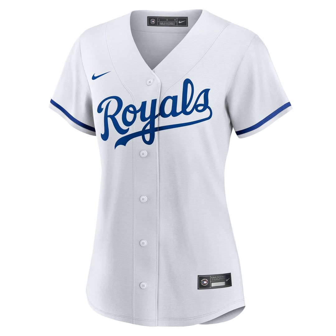 Salvador Perez Kansas City Royals Women's Home Jersey - White