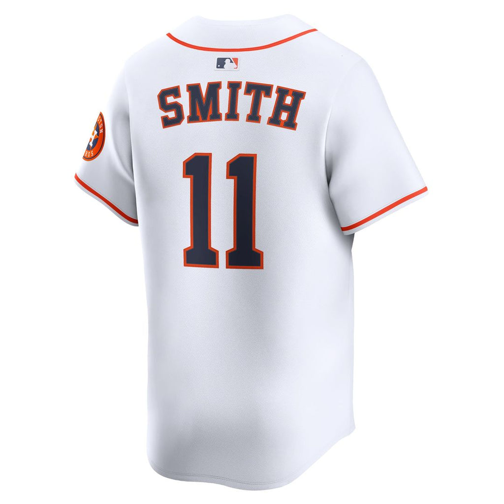Cam Smith #11 Houston Astros Home Jersey - White