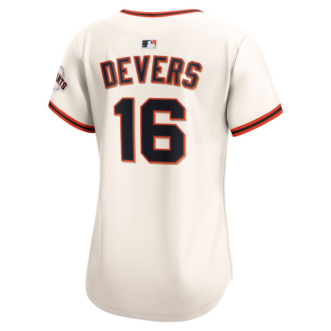 Rafael Devers San Francisco Giants Women's Home Jersey - Cream