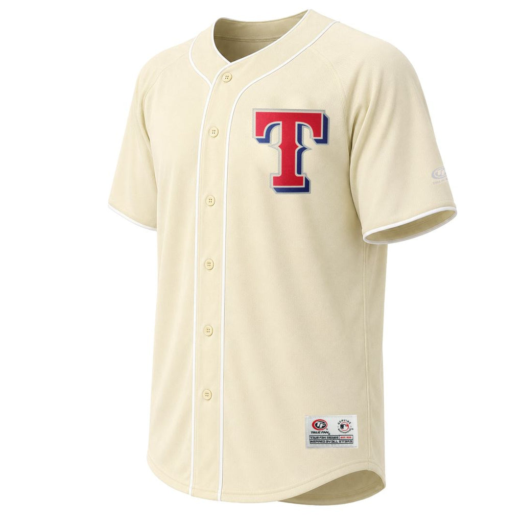 Texas Rangers Fashion Jersey - Cream